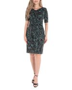 104794446-Vestido-Connected-Apparel-formal-estampado-manga-3-4-para-mujer