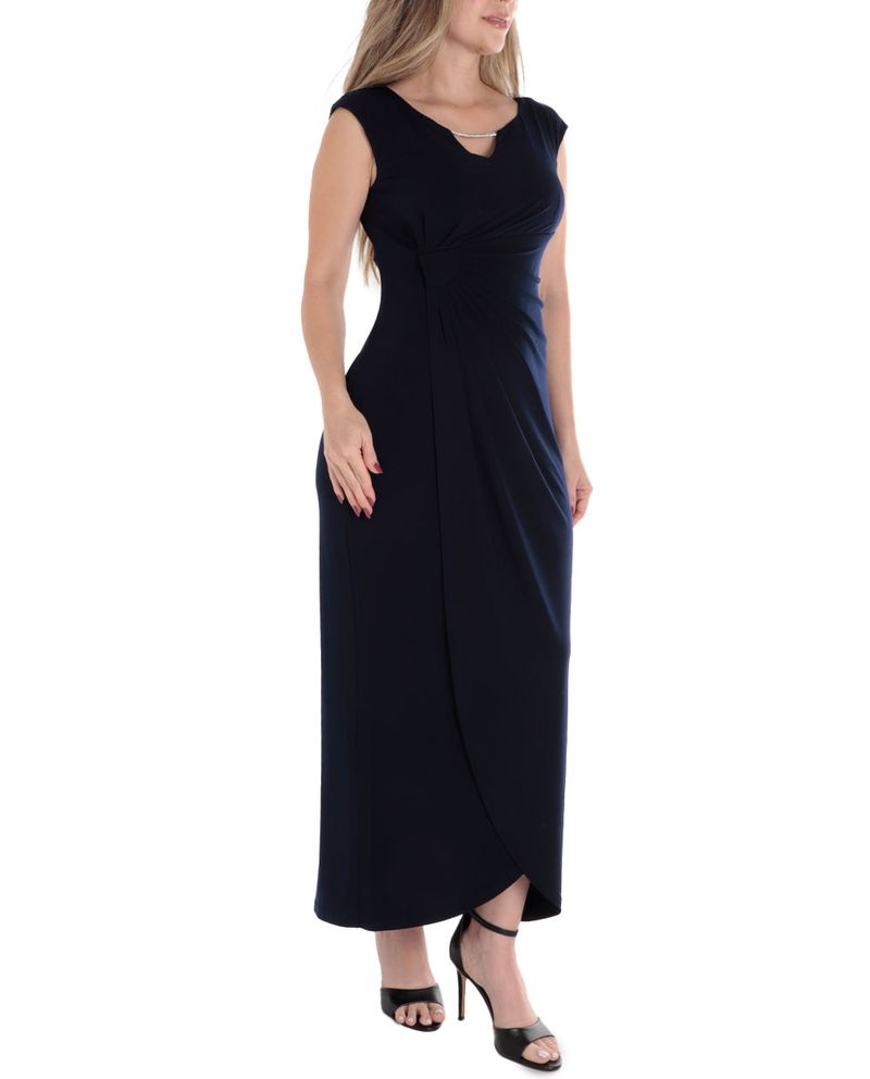 104794453-Vestido-Connected-Apparel-maxi-azul-sin-mangas-para-mujer