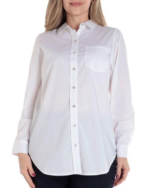 Blusa VS Sport camisera blanca manga larga para mujer