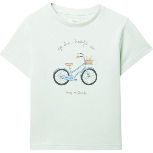 Blusa verde con estampado para niña