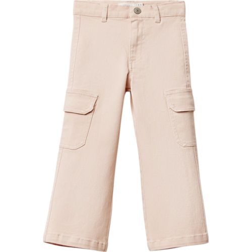 Pantalón rosado sólido para niña