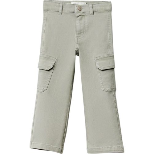 Pantalón verde sólido para niña