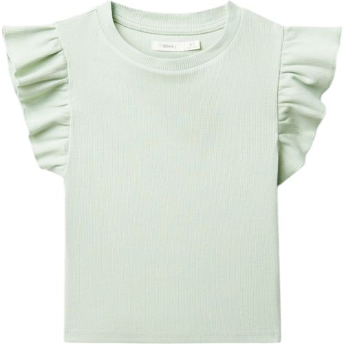 Blusa verde sólido para niña