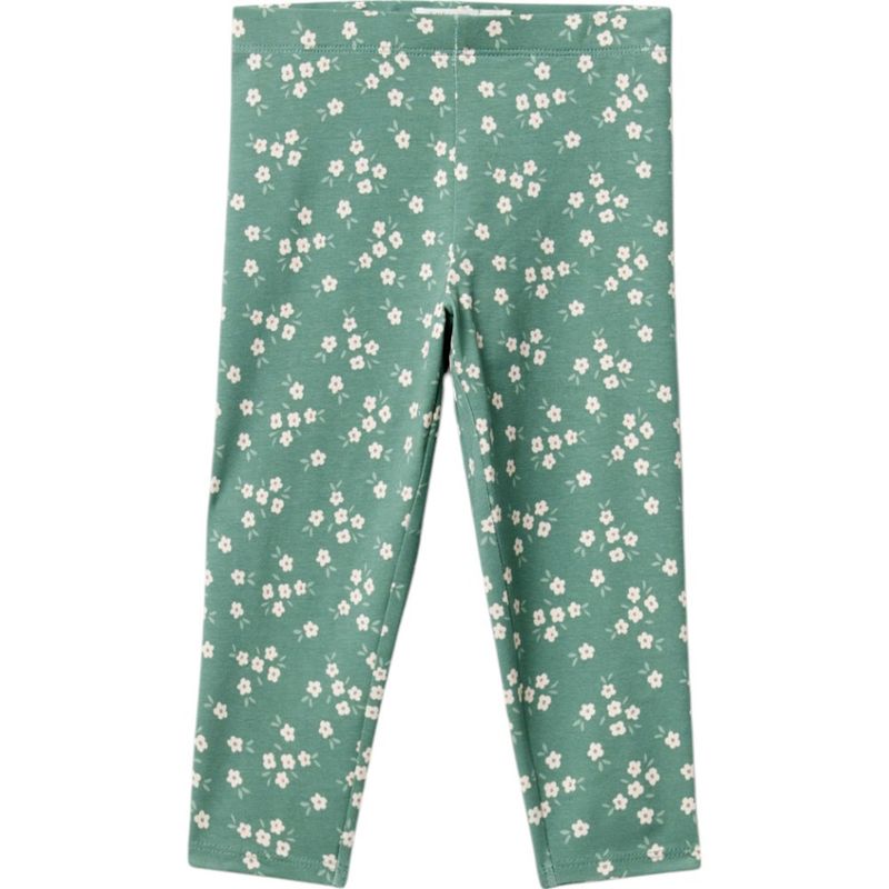 Legging-verde-con-estampado-de-flores-para-niña-104831871