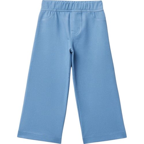 Pantalón azul sólido para niña