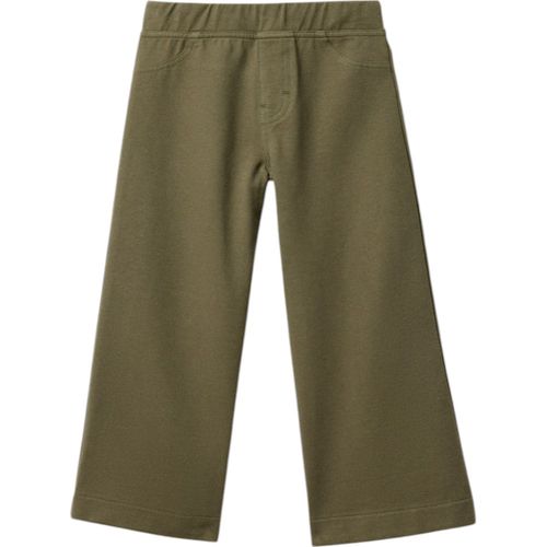 Pantalón verde sólido para niña