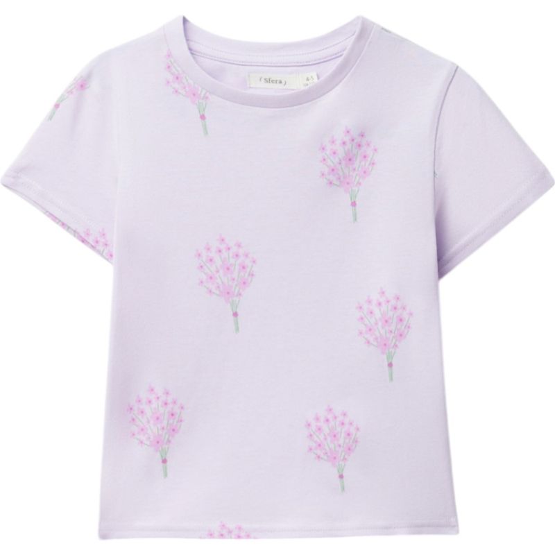 Blusa-morada-con-estampado-de-flores-para-niña-104831948