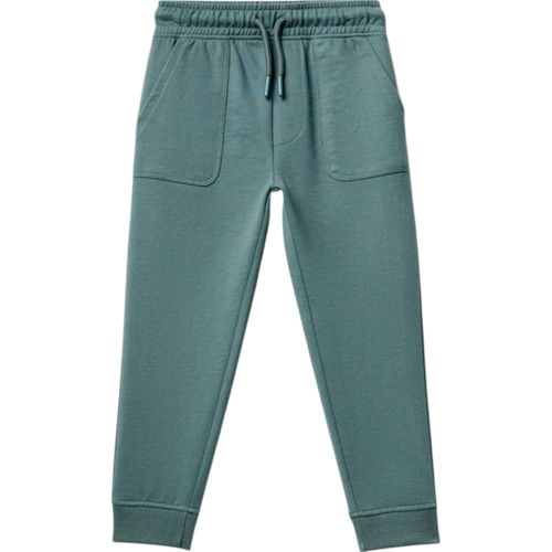 Jogger verde sólido para niño