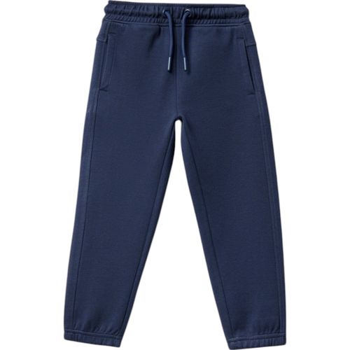 Jogger azul sólido para niño