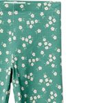 Legging-verde-con-estampado-de-flores-para-niña-104831871