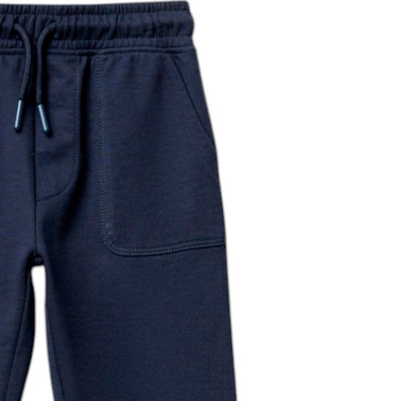 Jogger-azul-solido-para-niño-104833943