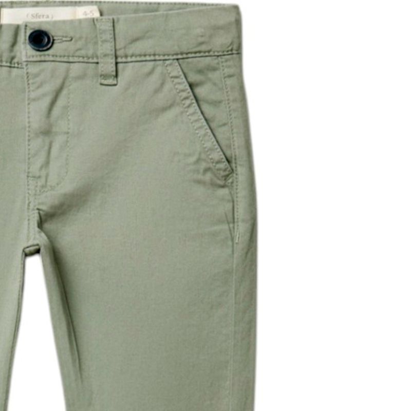 Pantalon-verde-solido-para-niño-104834003