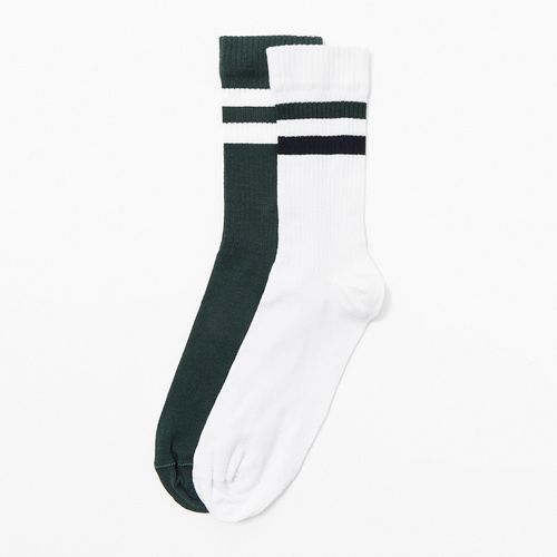 Pack de 2 pares de calcetines Sfera multicolor con rayas para hombre