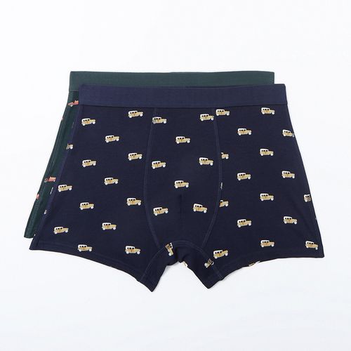 Pack de 2 boxers briefs Sfera multicolor mini print de carros para hombre