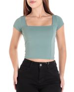 104660895-Blusa-Orange-crop-top-verde-manga-corta-para-mujer