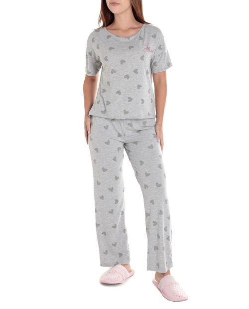 Pijama con pantalón St. Jacks estampado para mujer