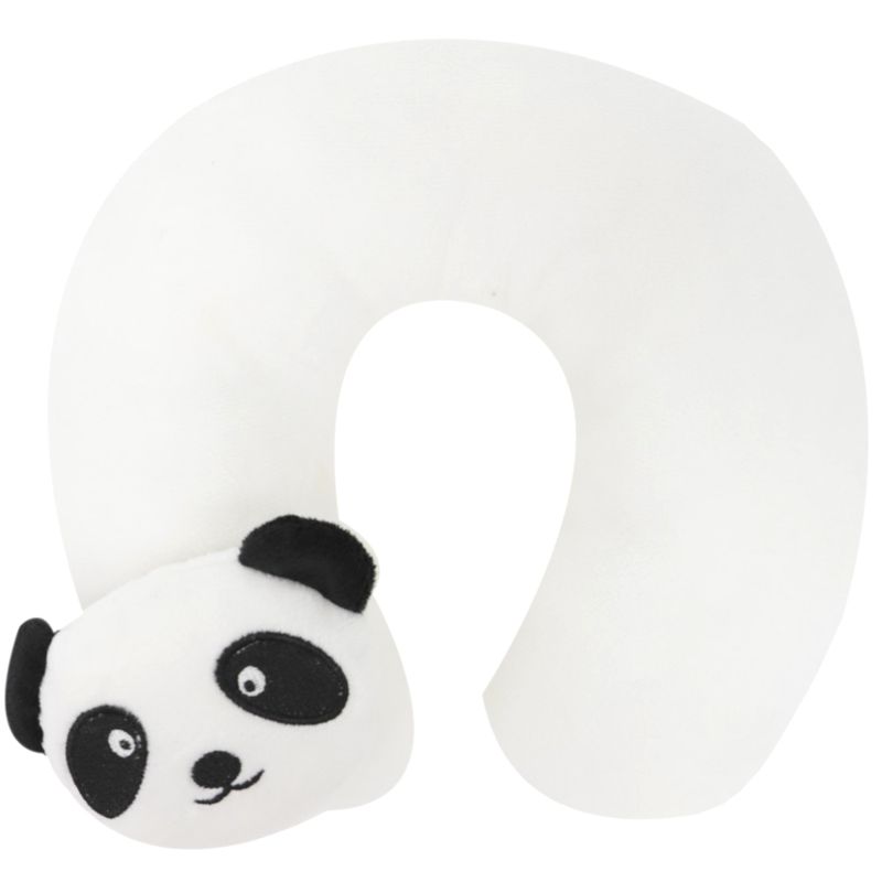 Frazada-gris-con-almohada-media-luna-para-bebe-niño