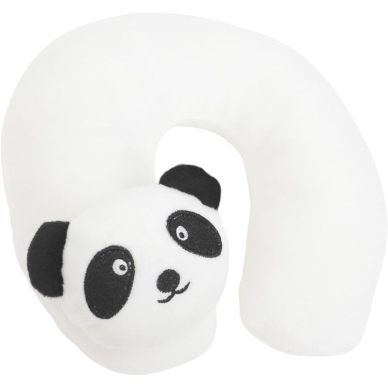 Frazada-gris-con-almohada-media-luna-para-bebe-niño