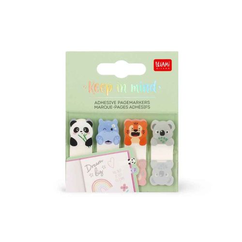 Marcapaginas Adhesivos  Keep In Mind  Cute Animals (Skn0003)
