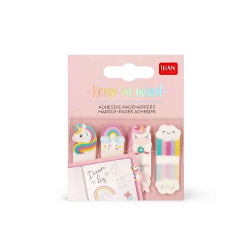 Marcapaginas Adhesivos  Keep In Mind  Unicorn (Skn0001)