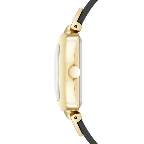 Reloj Nine West análogo cuero negro para mujer