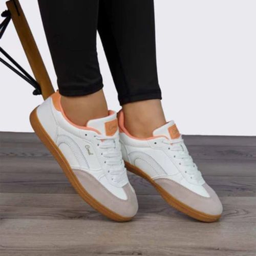 Zapato casual Coral color blanco para mujer