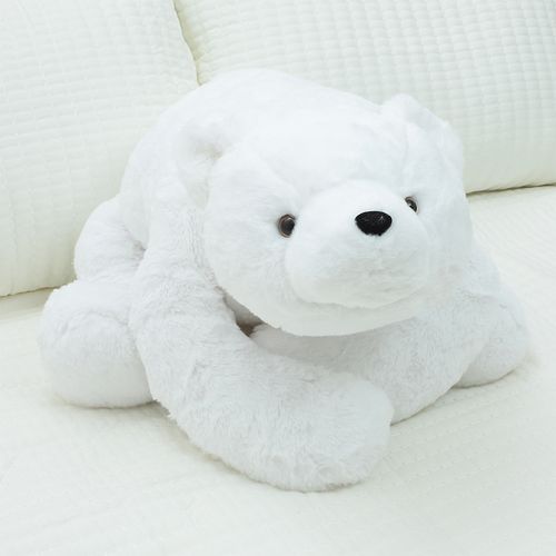 Cojín infantil con forma de oso polar 90 cm