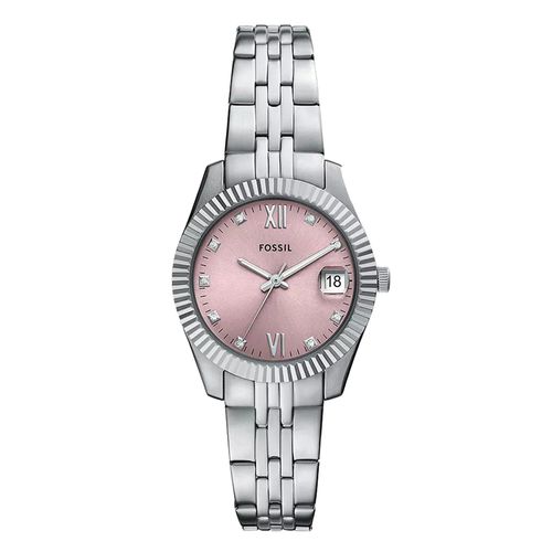Reloj Fossil análogo de metálico para mujer