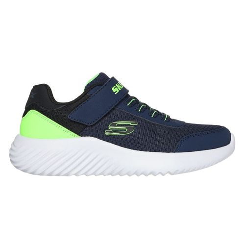 Zapato deportivo casual Skechers azul para niño