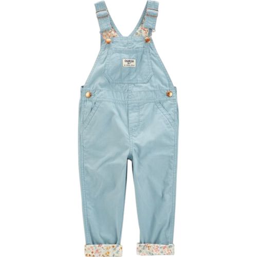 Overall celeste sólido para niña
