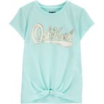 Blusa-verde-con-estampado-para-niña-104840782