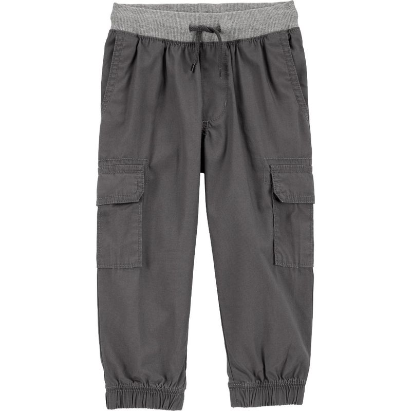 Jogger-gris-solido-para-niño-104840798