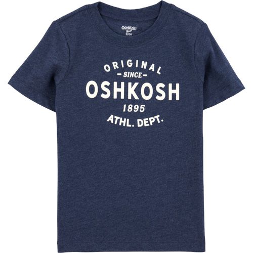 Camiseta azul con estampado para niño