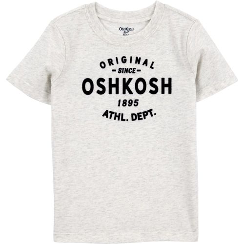 Camiseta gris con estampado para niño