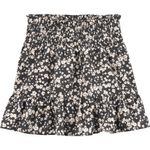 Falda-negra-con-estampado-de-flores-para-niña-104840858