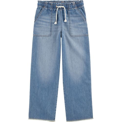 Jeans azul lavado para niña