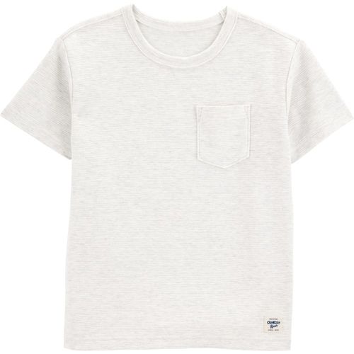 Camiseta gris acanalado para niño