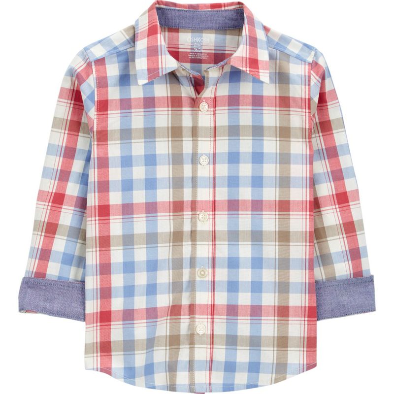 Camisa-multicolor-a-cuadros-para-niño-104840734