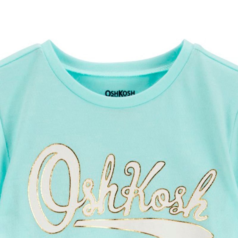 Blusa-verde-con-estampado-para-niña-104840782
