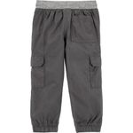 Jogger-gris-solido-para-niño-104840798