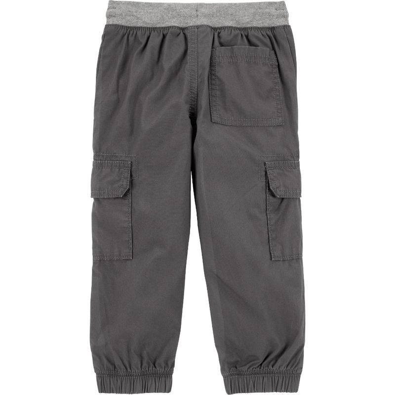 Jogger-gris-solido-para-niño-104840798