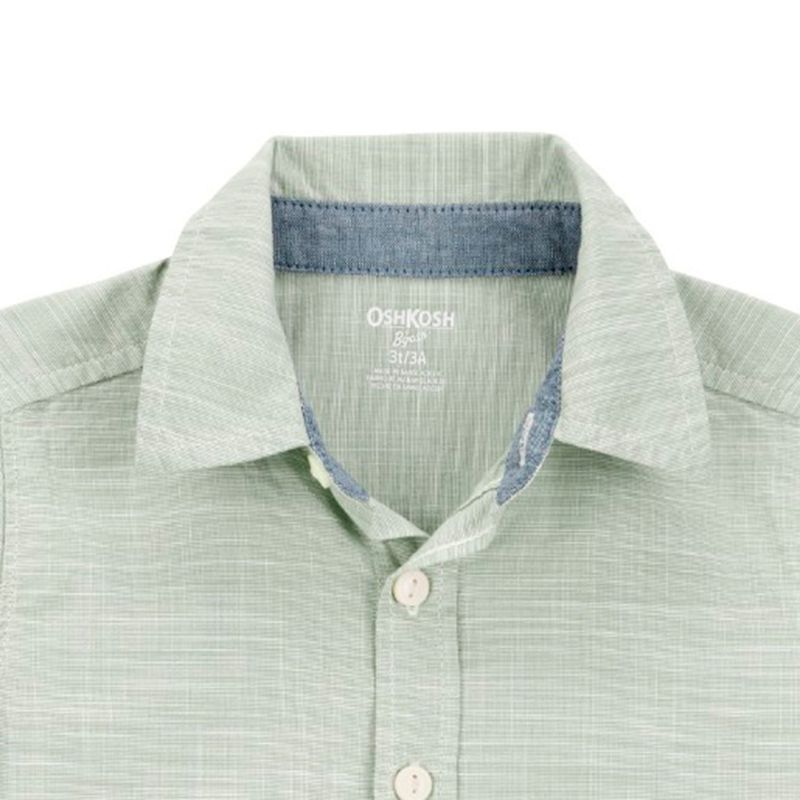 Camisa-verde-solido-para-niño-104840830
