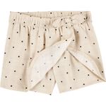 Falda-short-beige-con-puntos-para-niña-104840843
