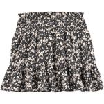 Falda-negra-con-estampado-de-flores-para-niña-104840858