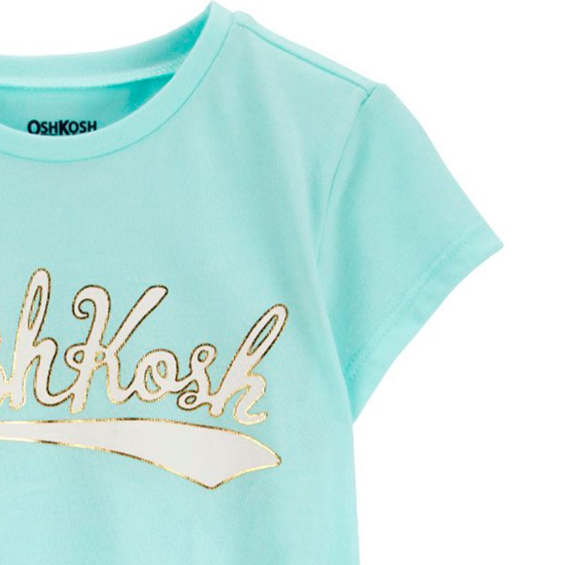 Blusa-verde-con-estampado-para-niña-104840782