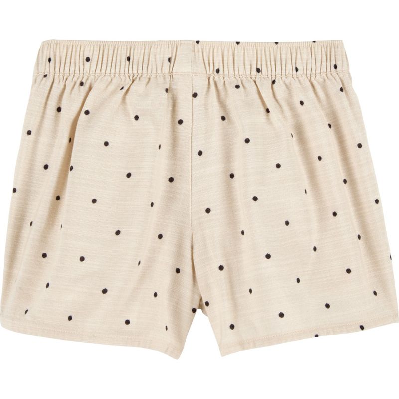 Falda-short-beige-con-puntos-para-niña-104840843