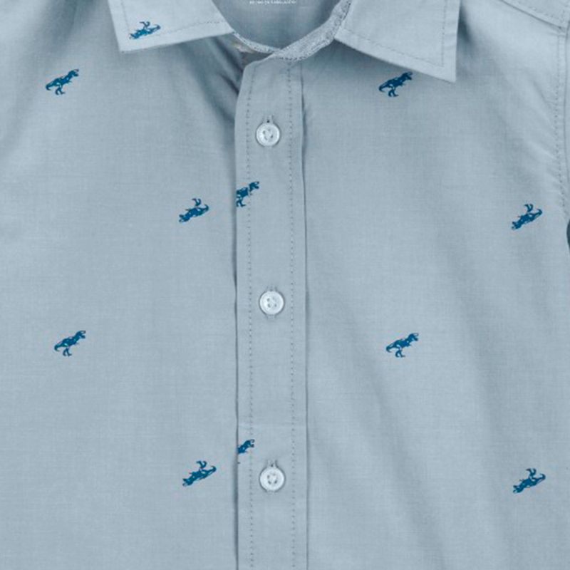 Camisa-gris-con-estampado-de-dinosaurios-para-niño-104840852