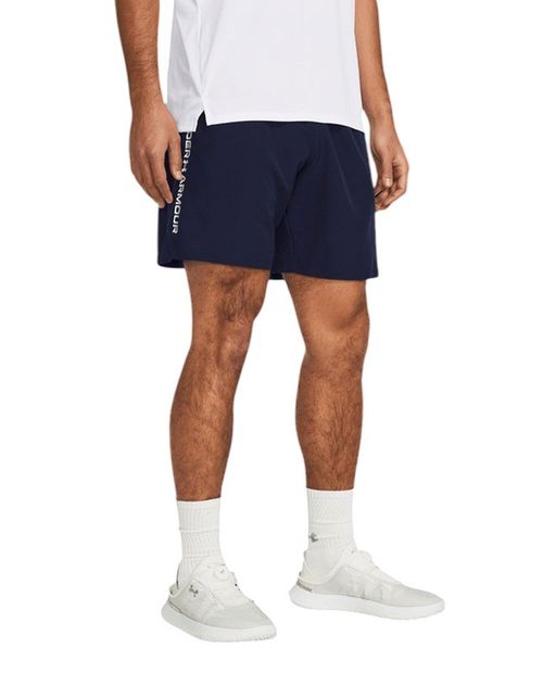 Short deportivo Under Armour navy estampada para hombre