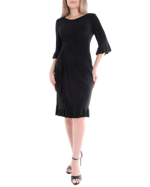 Vestido Connected Apparel formal mangas 3/4 para mujer