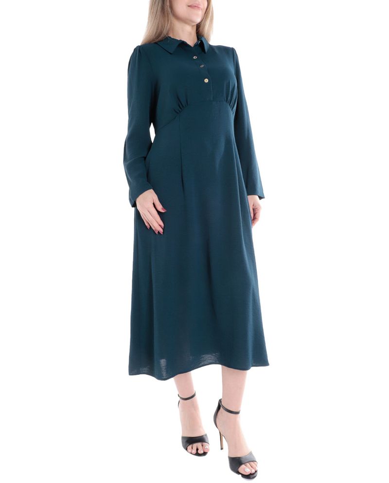 104789966-Vestido-Connected-Apparel-shirt-dress-turquesa-manga-larga-para-mujer